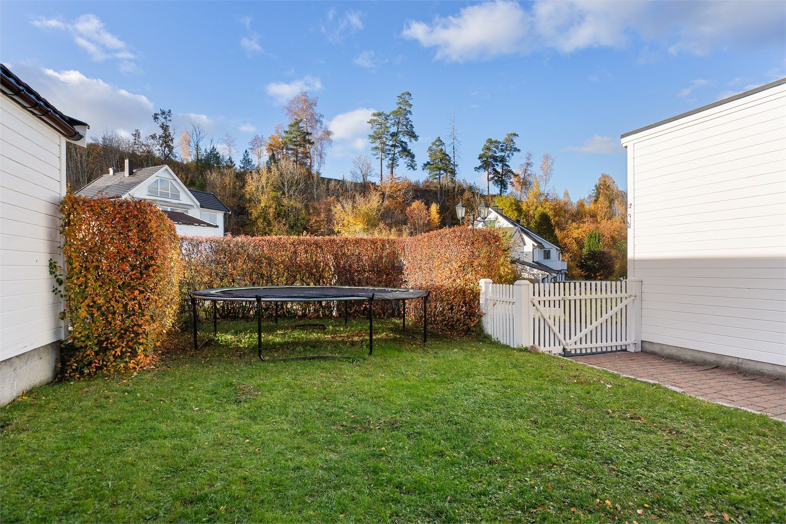 Opparbeidet rekk for en mer privat hagedel også på forsiden