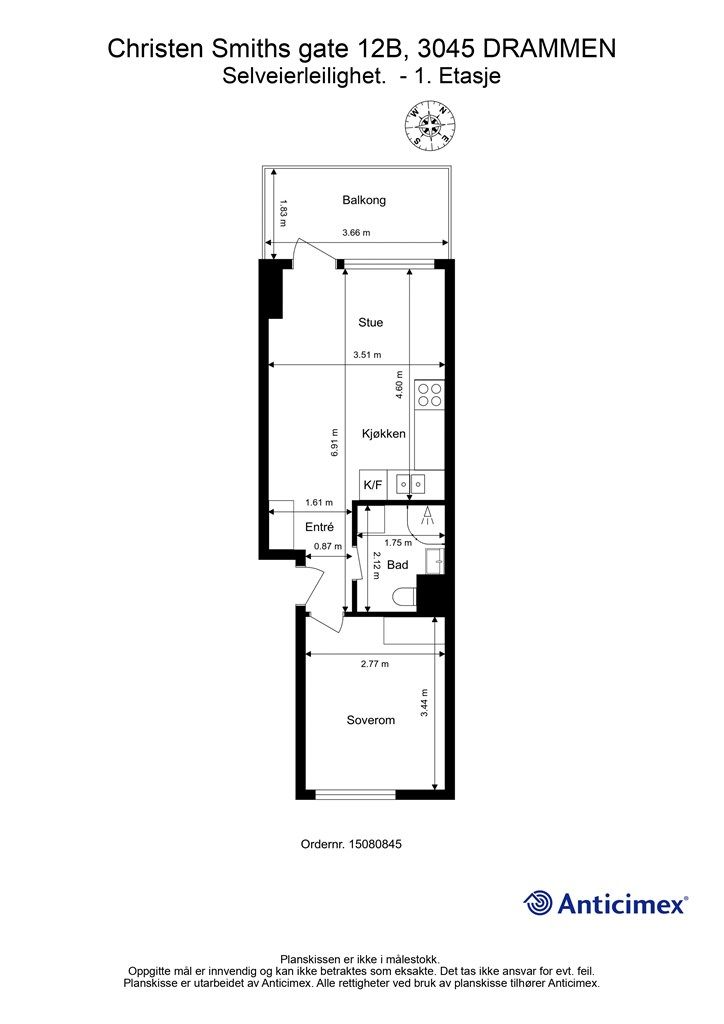 Plantegning 1. etasje
