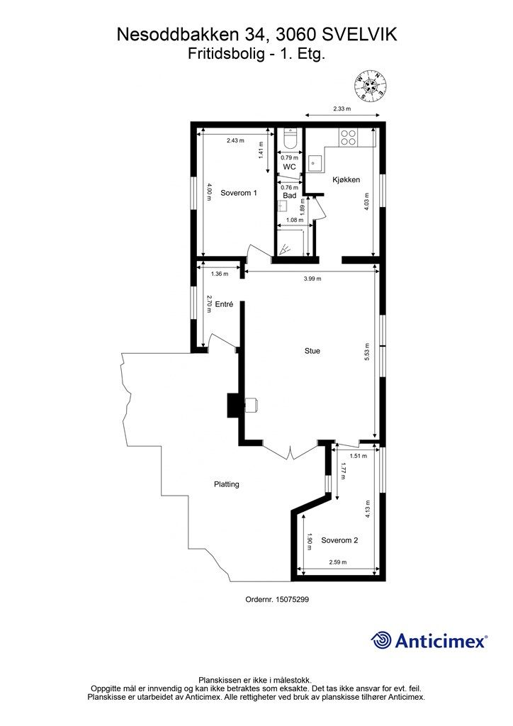 Plantegning - 1. etasje