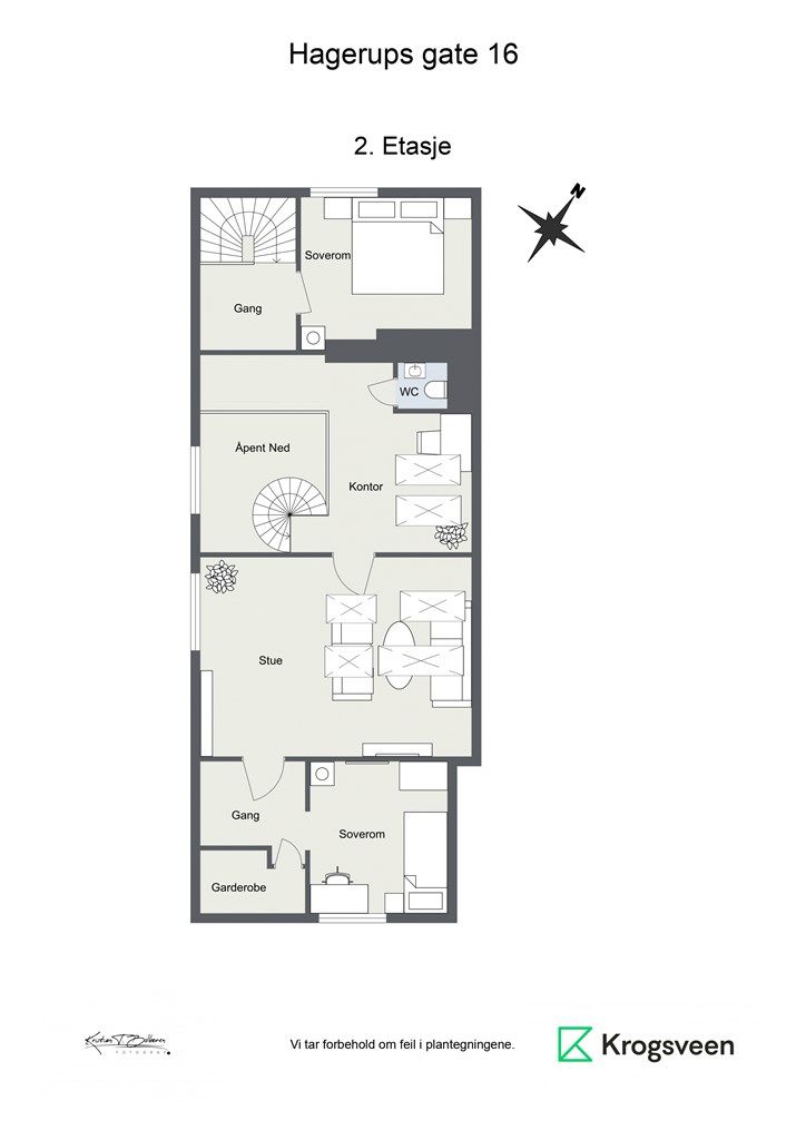 Hagerups gate 16 - 2. etasje