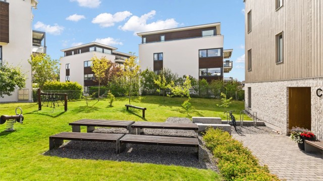 Sameiet har en hagekomite som hjelper styret med å utvikle grøntområdet.