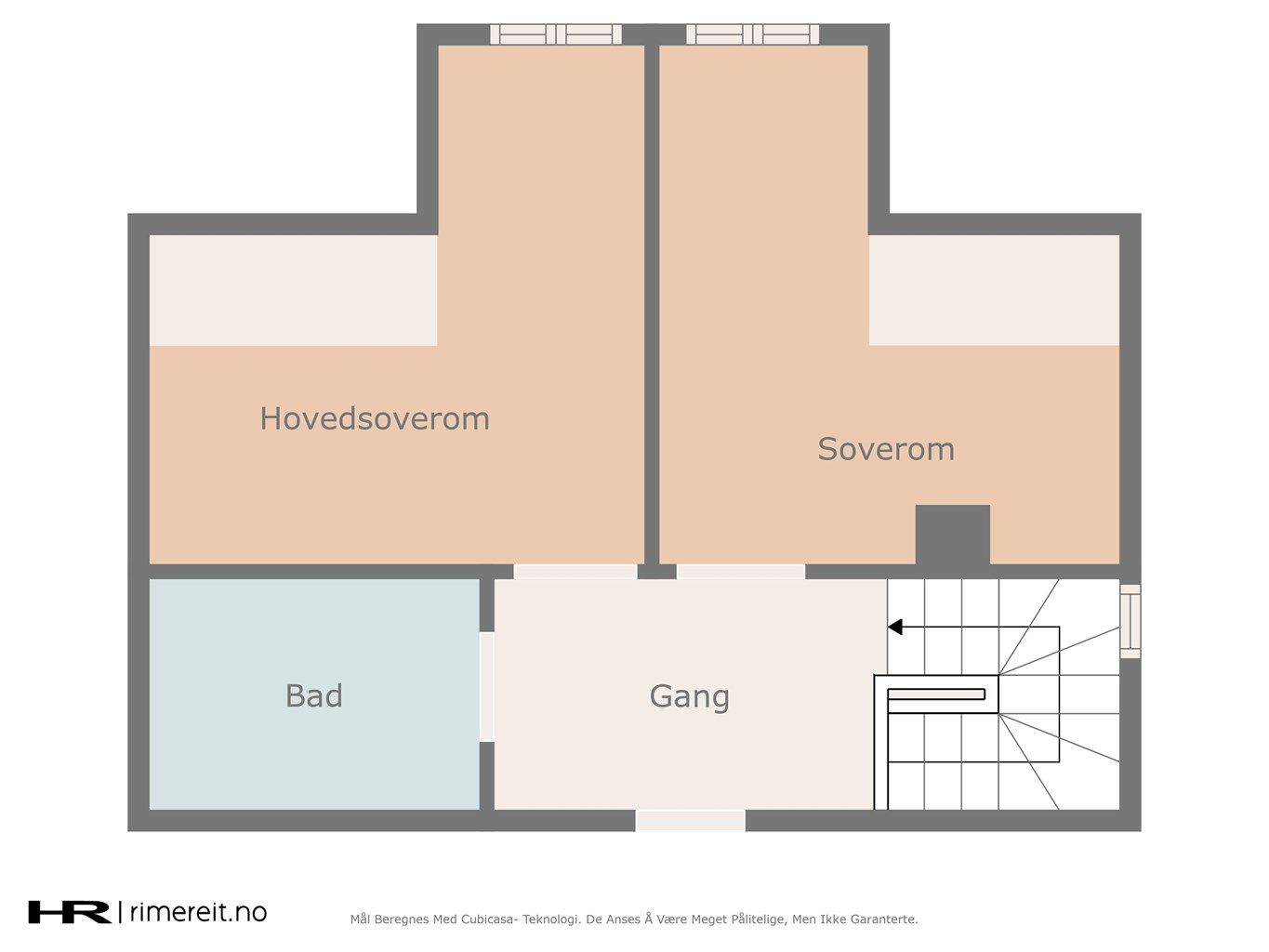 Plantegning 2. etasje.