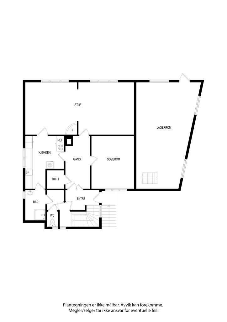 Plantegning 1. etasje