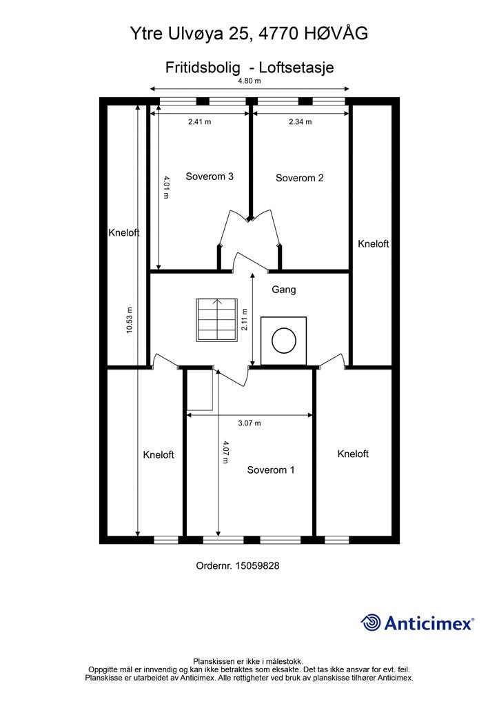 Plantegning 2. etasje. 