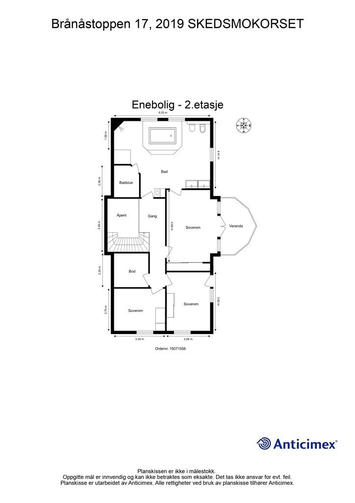 Plantegning - 2.etasje