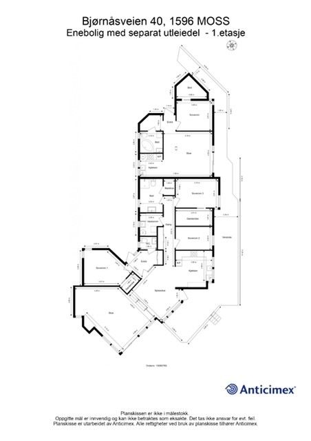 Planskisse, Bjørnåsveien 40