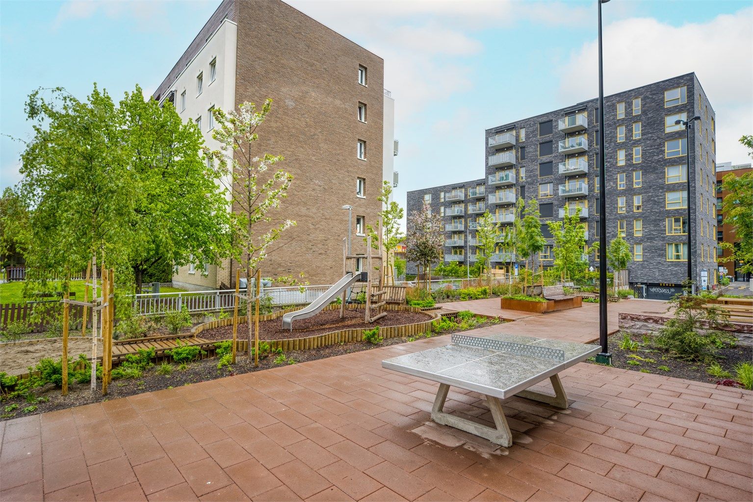 Ensjø er en bydel i utvikling, med nye parker, lekeplasser og sosiale møteplasser.