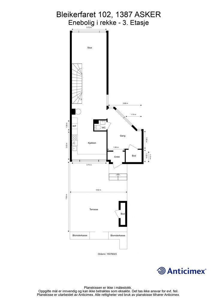 Plantegning 1. etasje