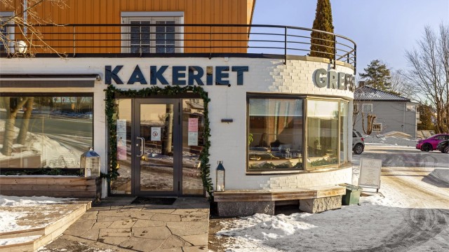 Populære Kakeriet i Glads vei - her kan du nyte en kopp kaffe og ferske bakevarer
