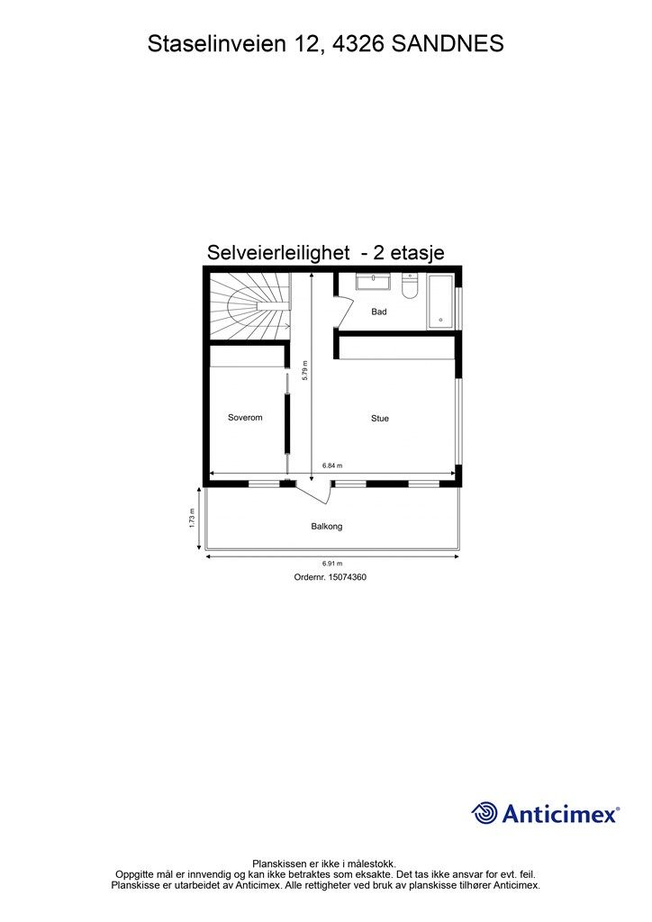 Plantegning 2.Etasje.