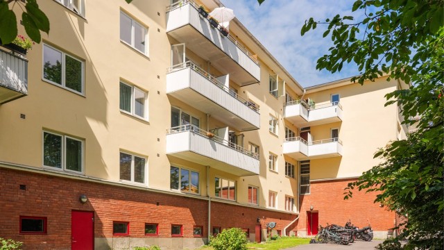Fasade fra bakgården.