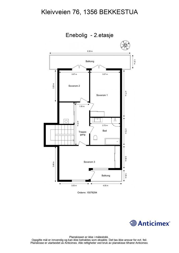 Plantegning 2.etasje.