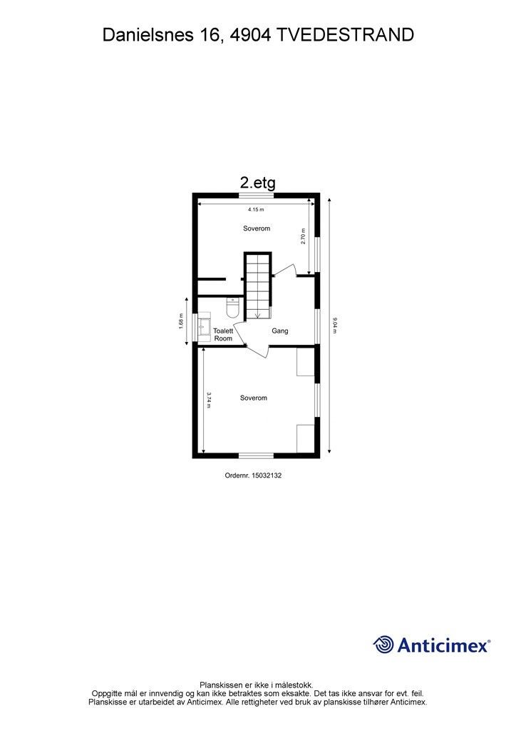 Plantegning 2. etasje