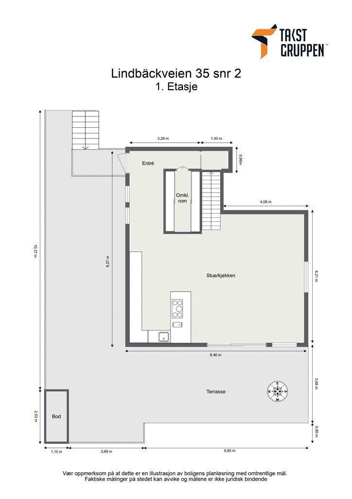 Plantegning - 1. etasje