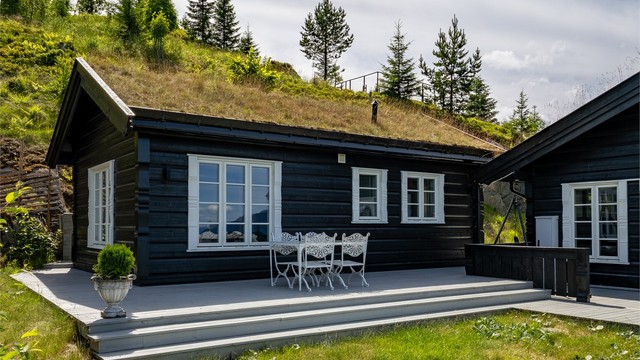 Annekset ha også sin egne terrassedel.