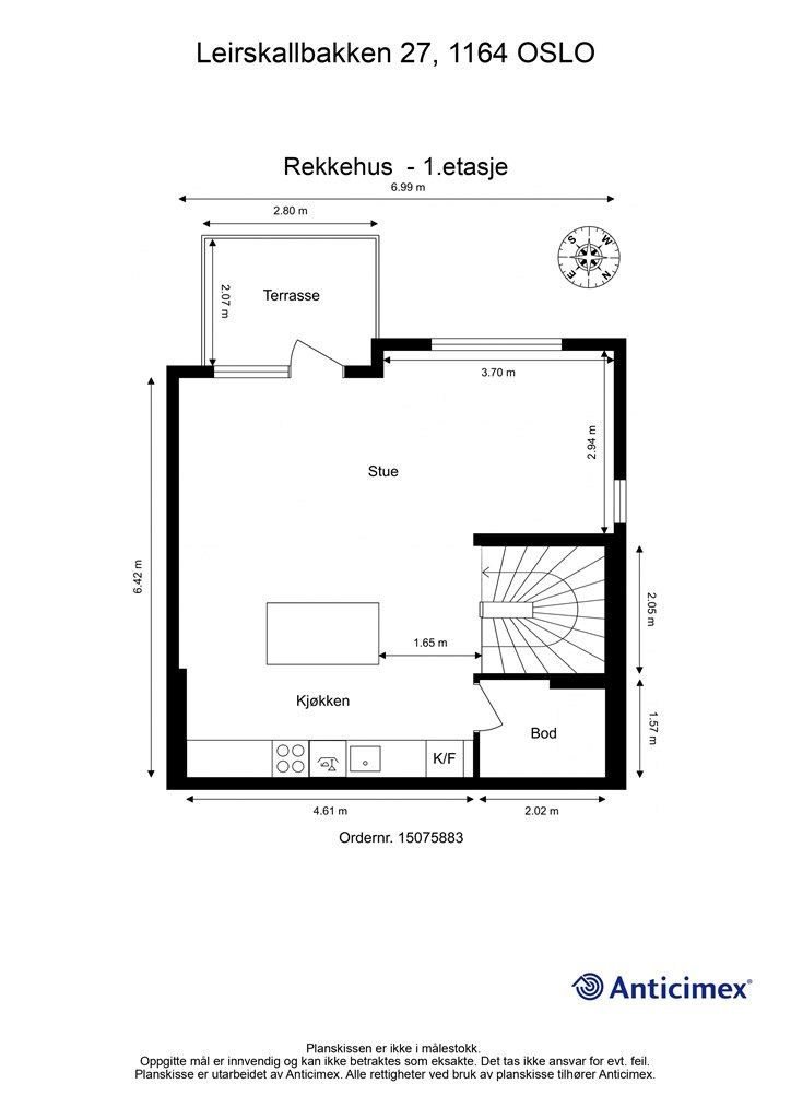 Plantegning 1.etasje