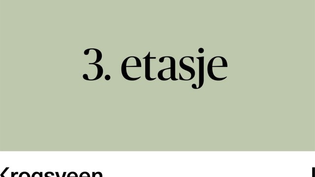 3. Etasje
