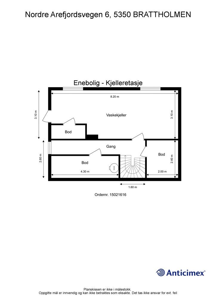 Plantegning underetasje