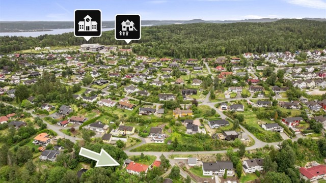 Kort vei til barnehage og barneskole
