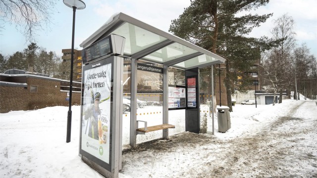 Bussholdeplassen er rett ved hjemmet ditt - superpraktisk!