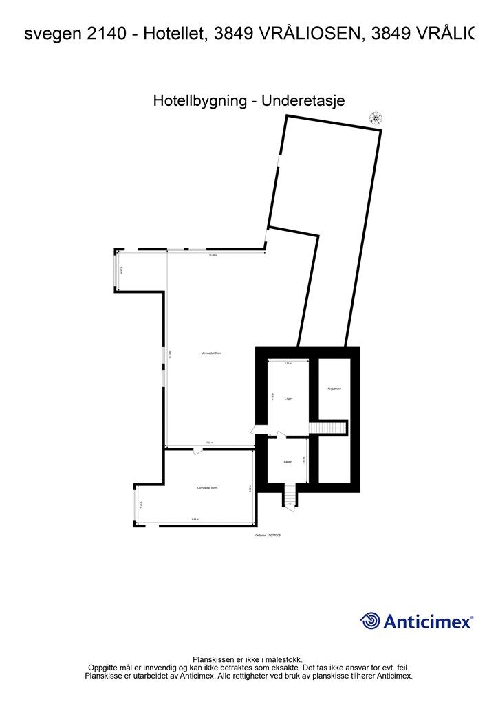 Plantegning Underetasje
