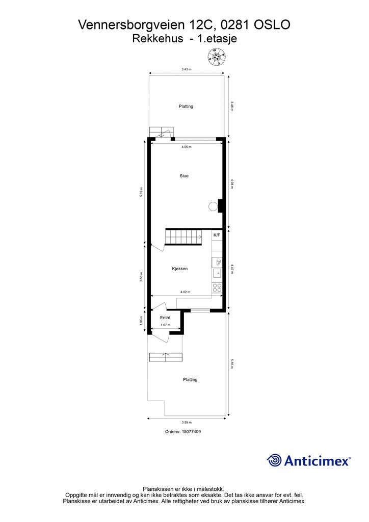 Plantegning- 1.etasje