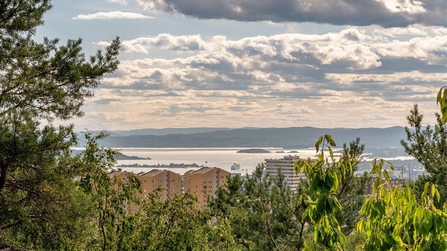 Sjøutsikt fra balkongen