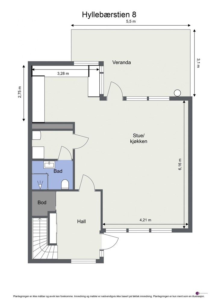 Plantegning - 1. etasje