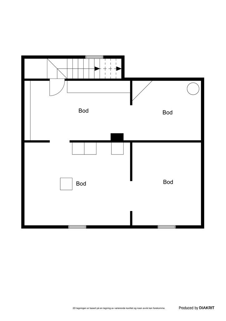 Plantegning - Kjeller
