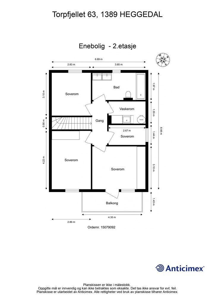 Plantegning 2. etasje