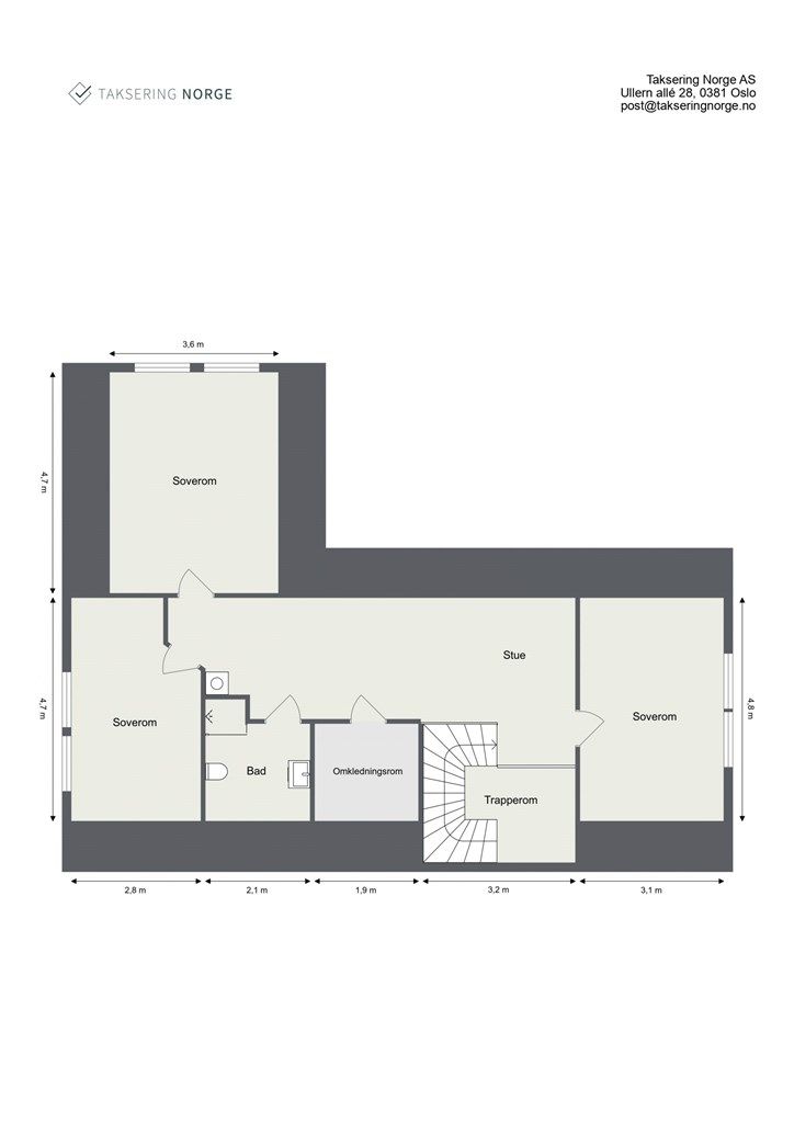 Plantegning 2. etasje