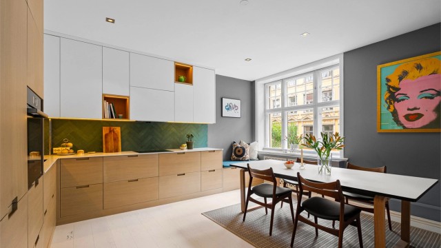 Velkommen til Neuberggata 6A! Presentert av Emma Eikrem v/ Krogsveen Majorstuen og Oslo Vest. Foto: CASP.