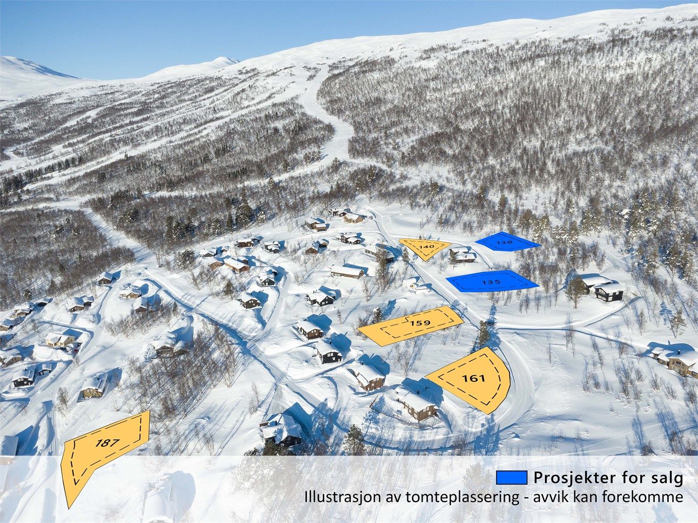 Ledige tomter Bjorlia  