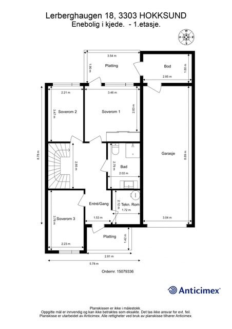 Plantegning 1. etasje