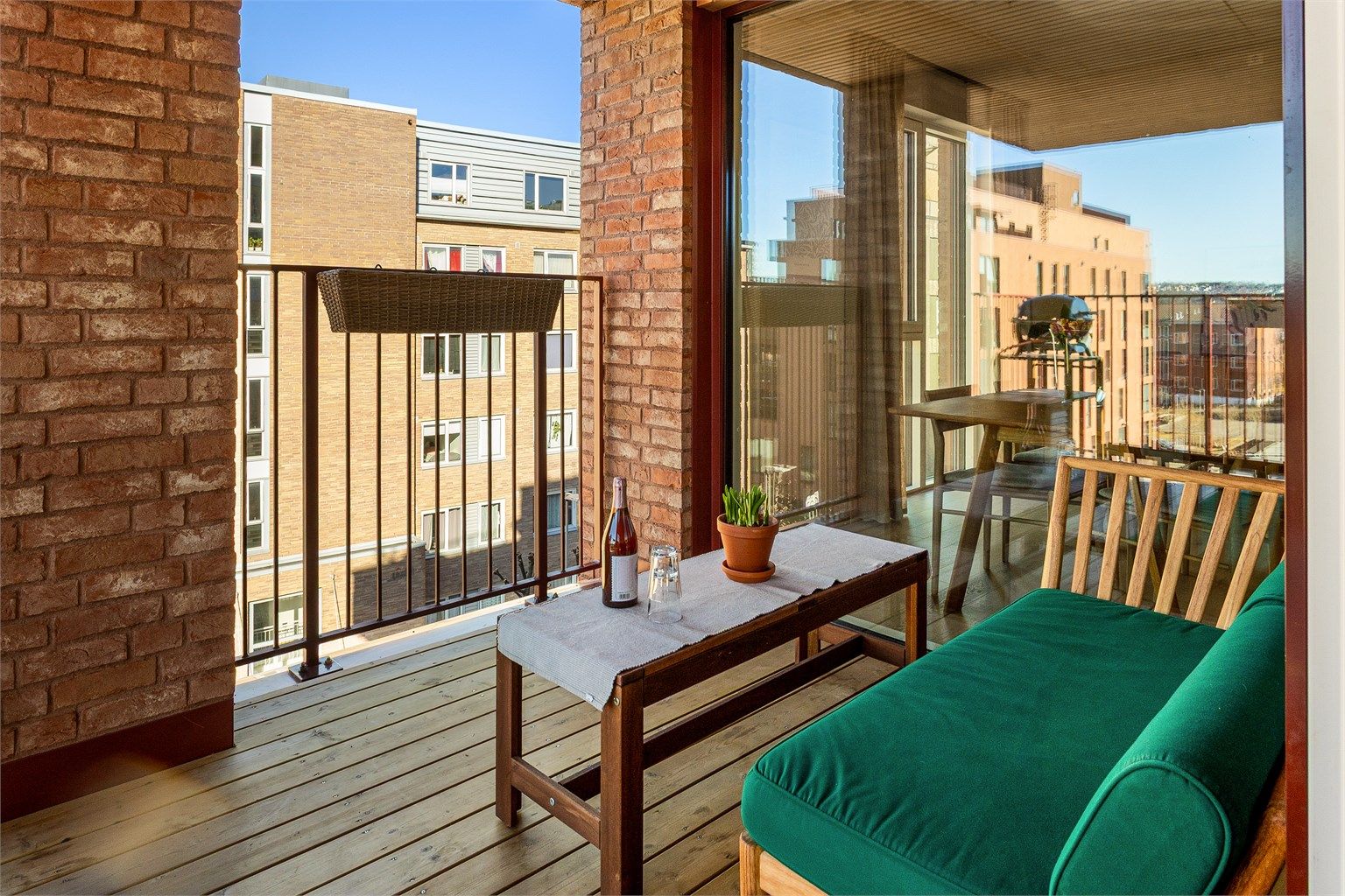 Et perfekt sted å starte dagen med morgenkaffen. 