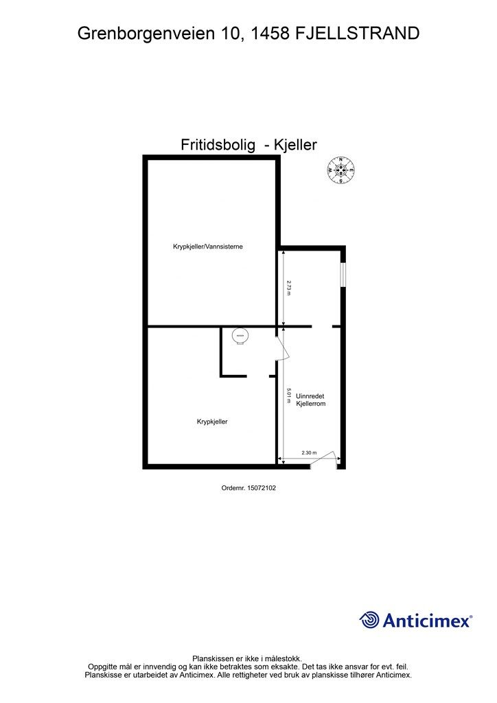Plantegning -Kjeller