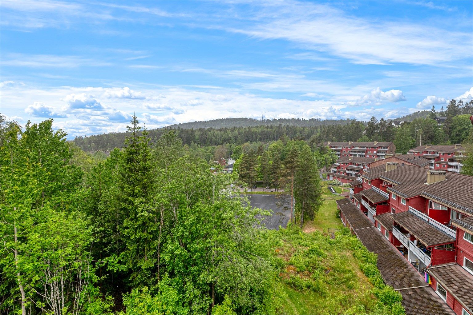Utsikt fra balkongen
