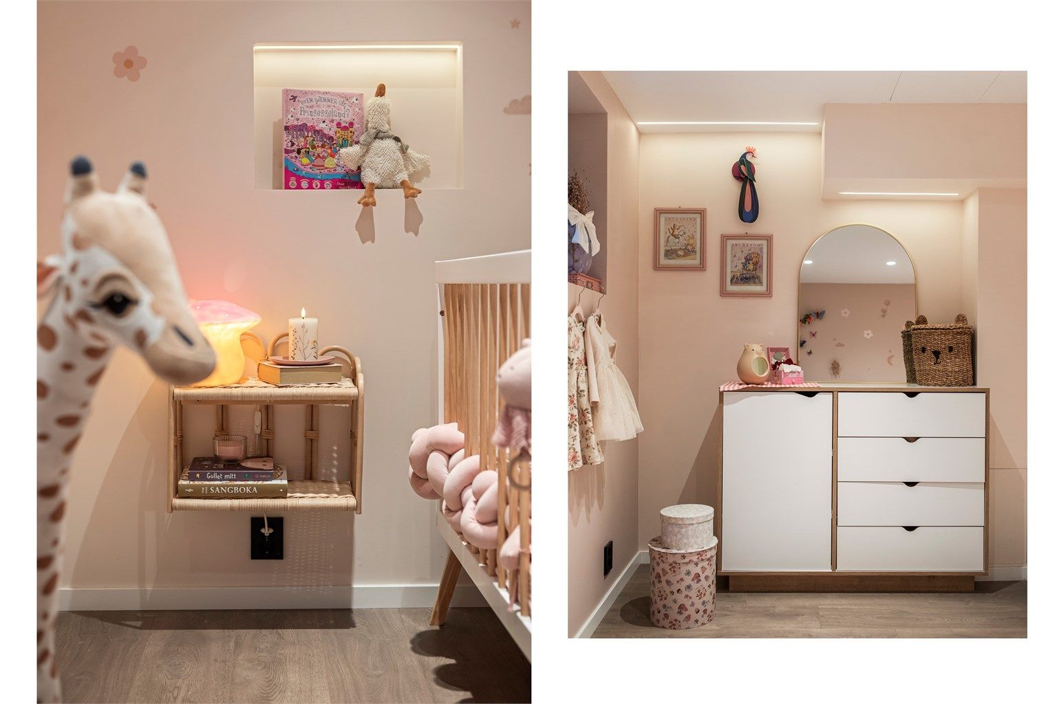 Legg merke til de stilige lysdetaljene. Både utelys og en større del av innvendig lys har Plejd (smartsystem).