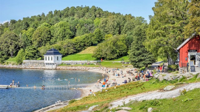 Område - Kort vei fra Kolbotn til strand og bading på feks Hvervenbukta