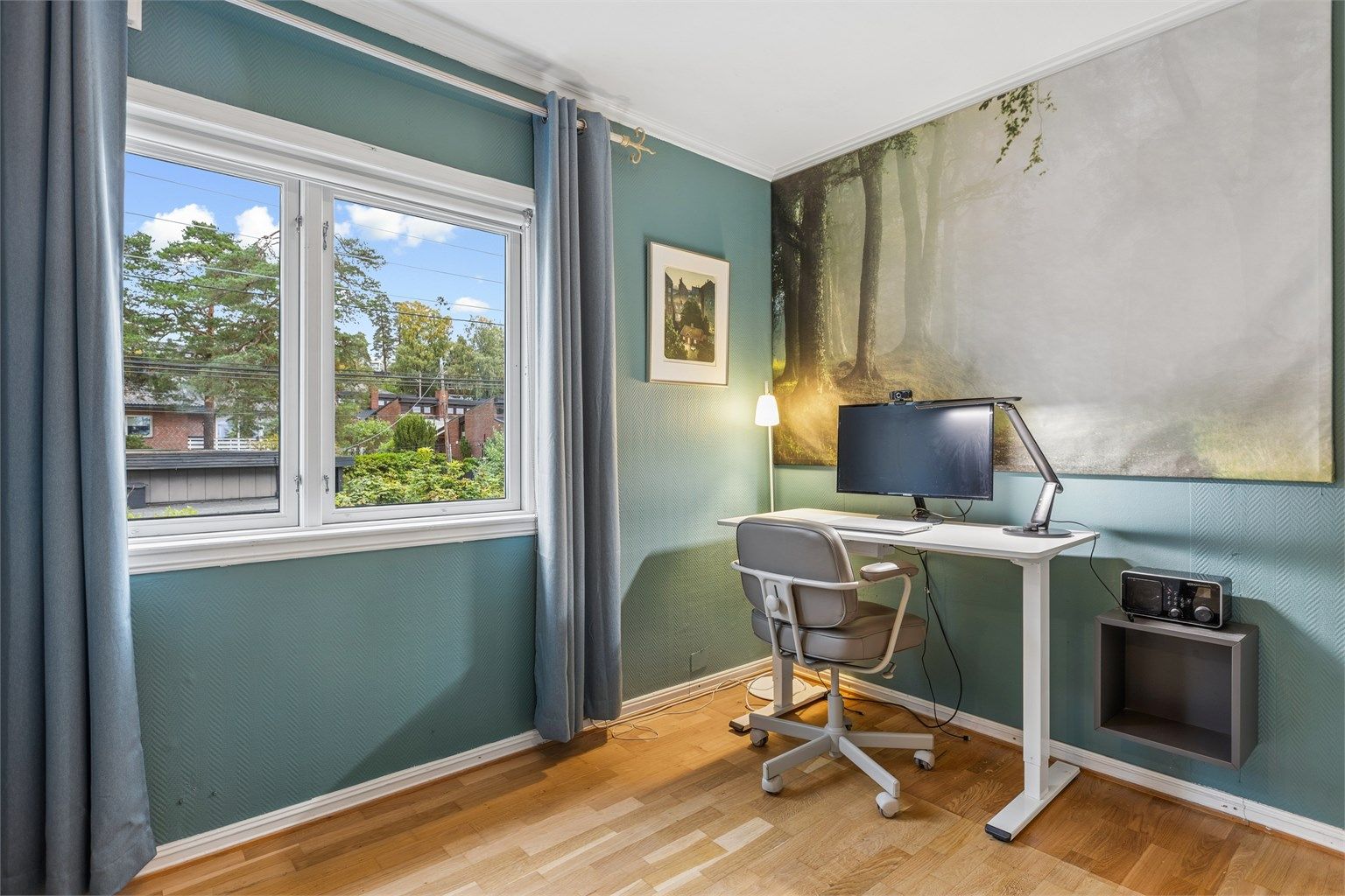Eier har brukt dette til soverom og nå som kontor