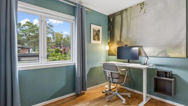 Eier har brukt dette til soverom og nå som kontor