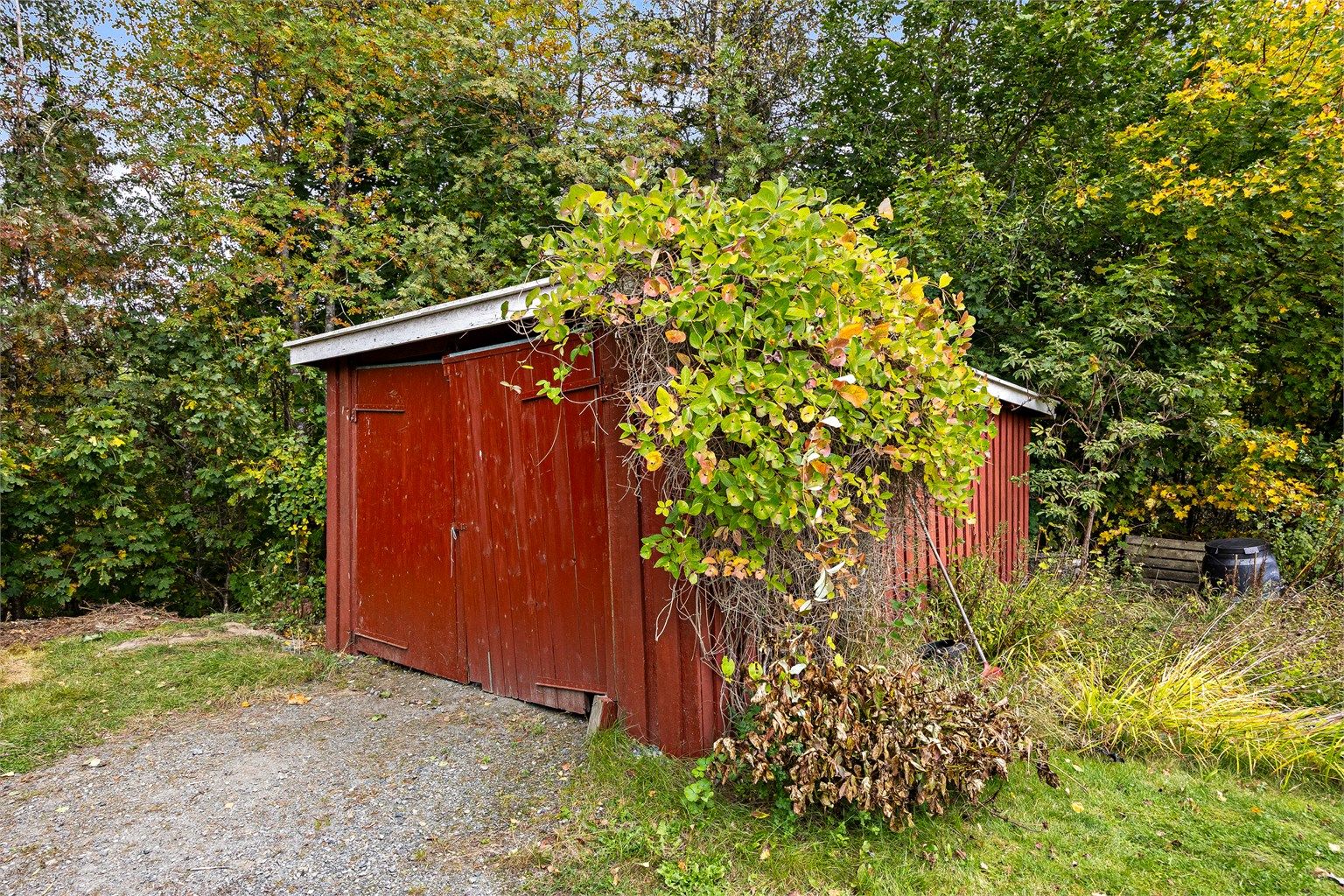 Garasje målt opp til 18 kvm