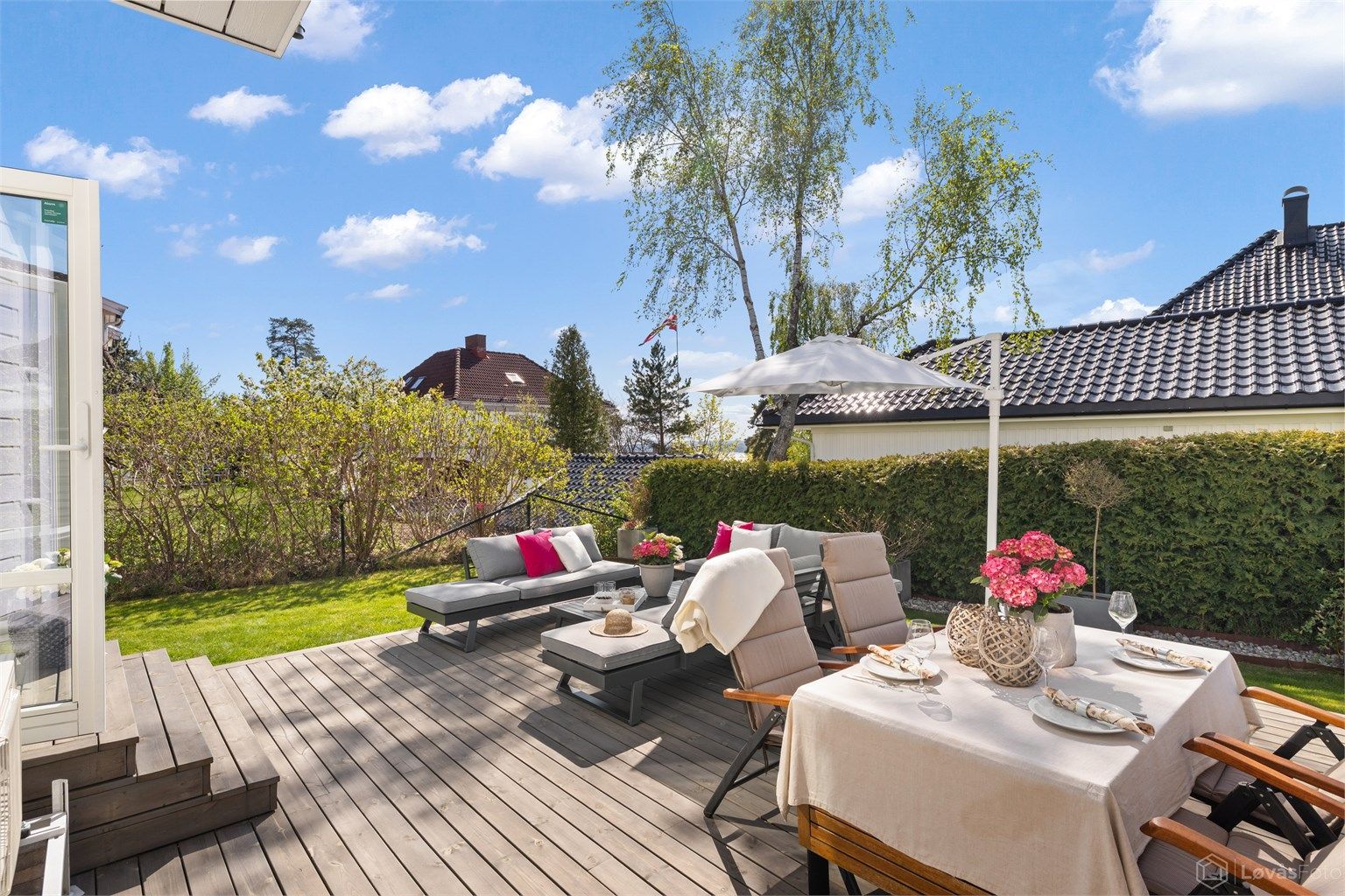 Her kan man nyte lange sommerdager i rolige omgivelser