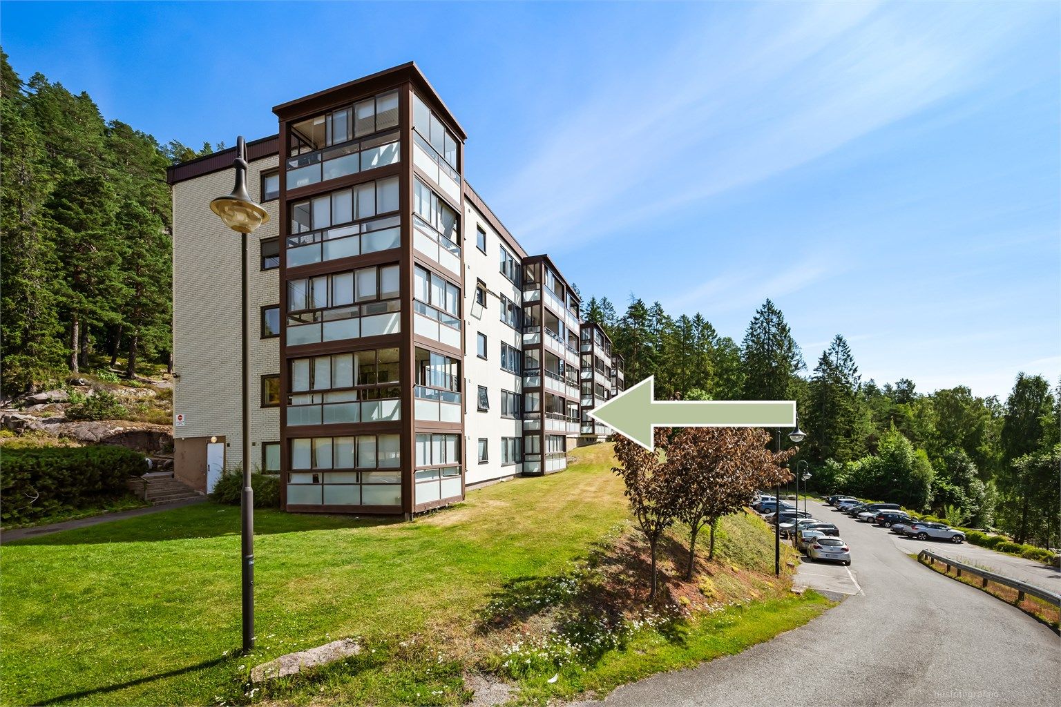 Beliggende i attraktivt og veletablert boligområde. 
Foto: Haiman Askari