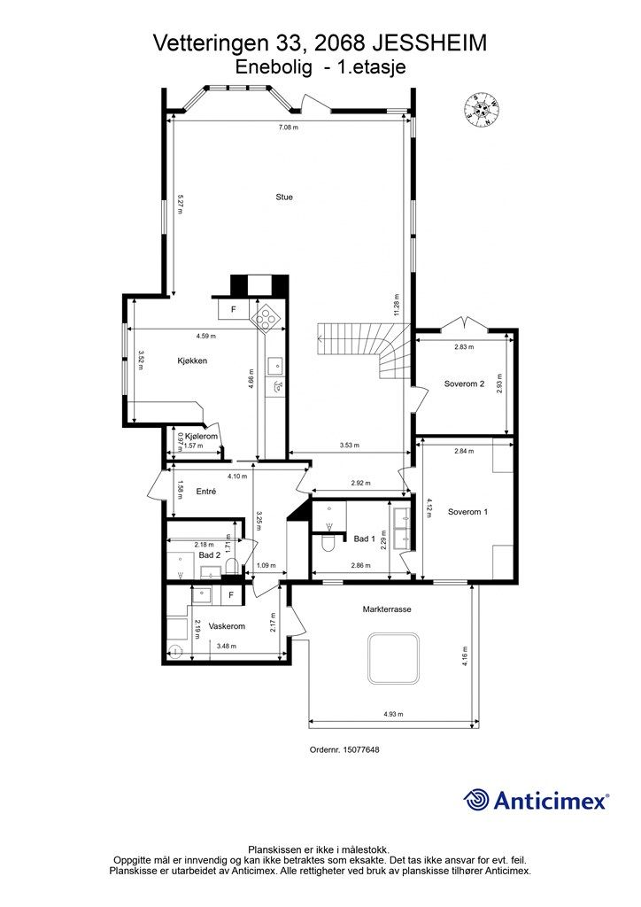 Planskisse  1.etasje