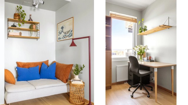 Rommet gir stor frihet til å innrede med gjesteseng, hjemmekontor eller andre løsninger som passer din hverdag.