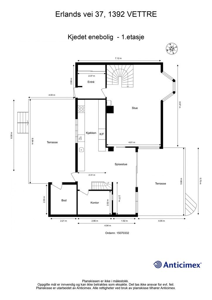 Plantegning 1.etasje.
