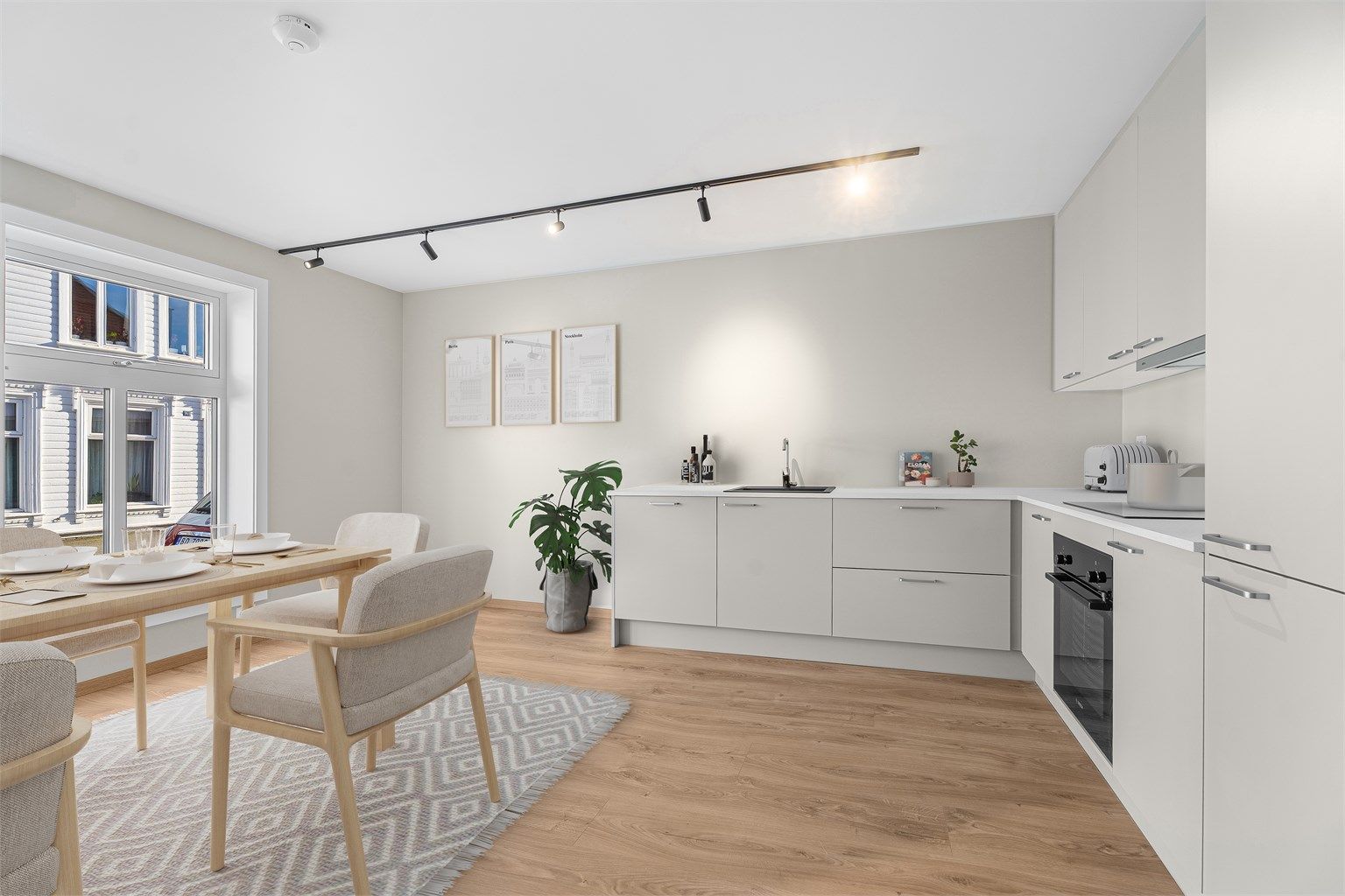 Helrenovert og oppusset leilighet i 2026 over to plan