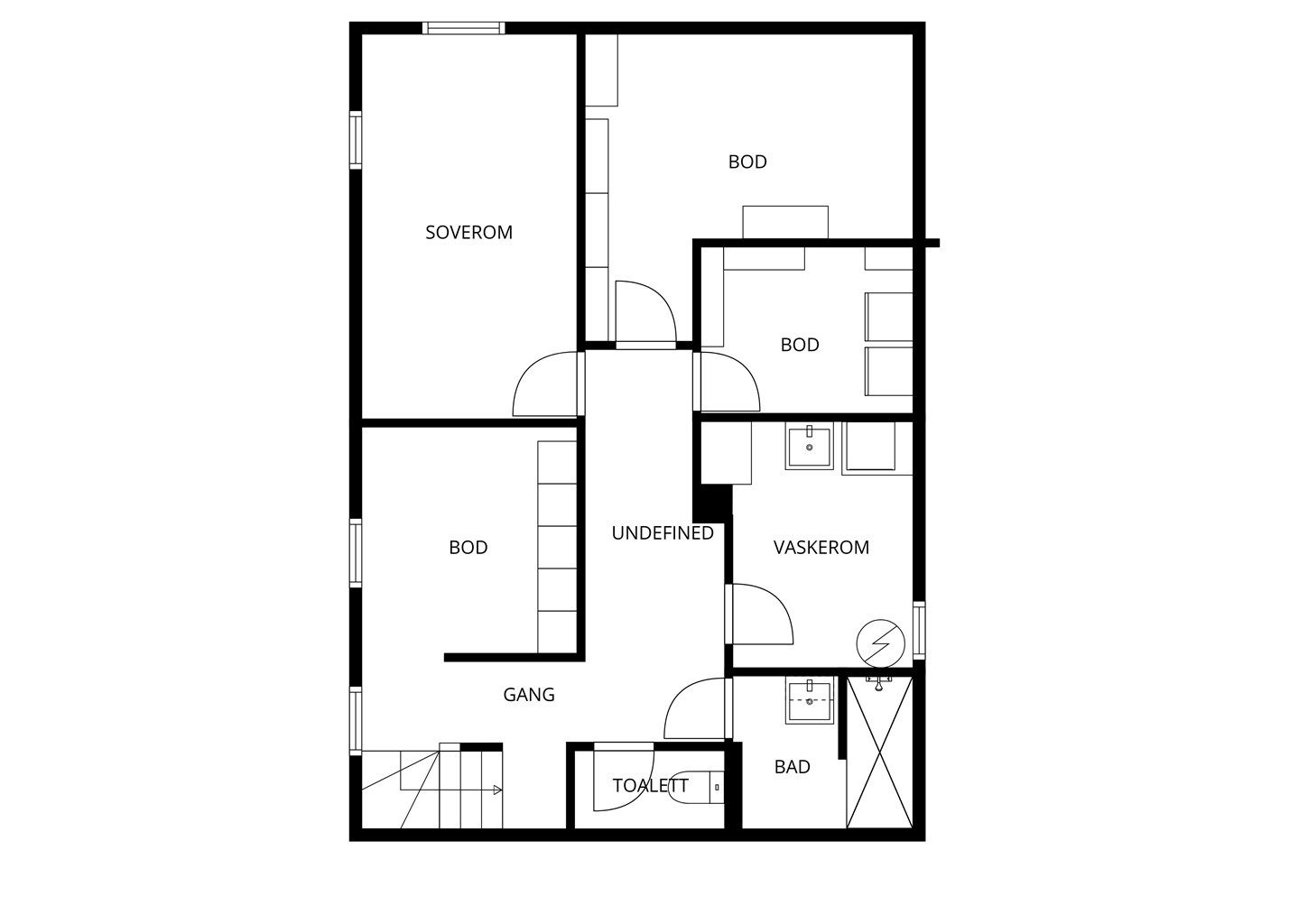Plantegning - Kjeller