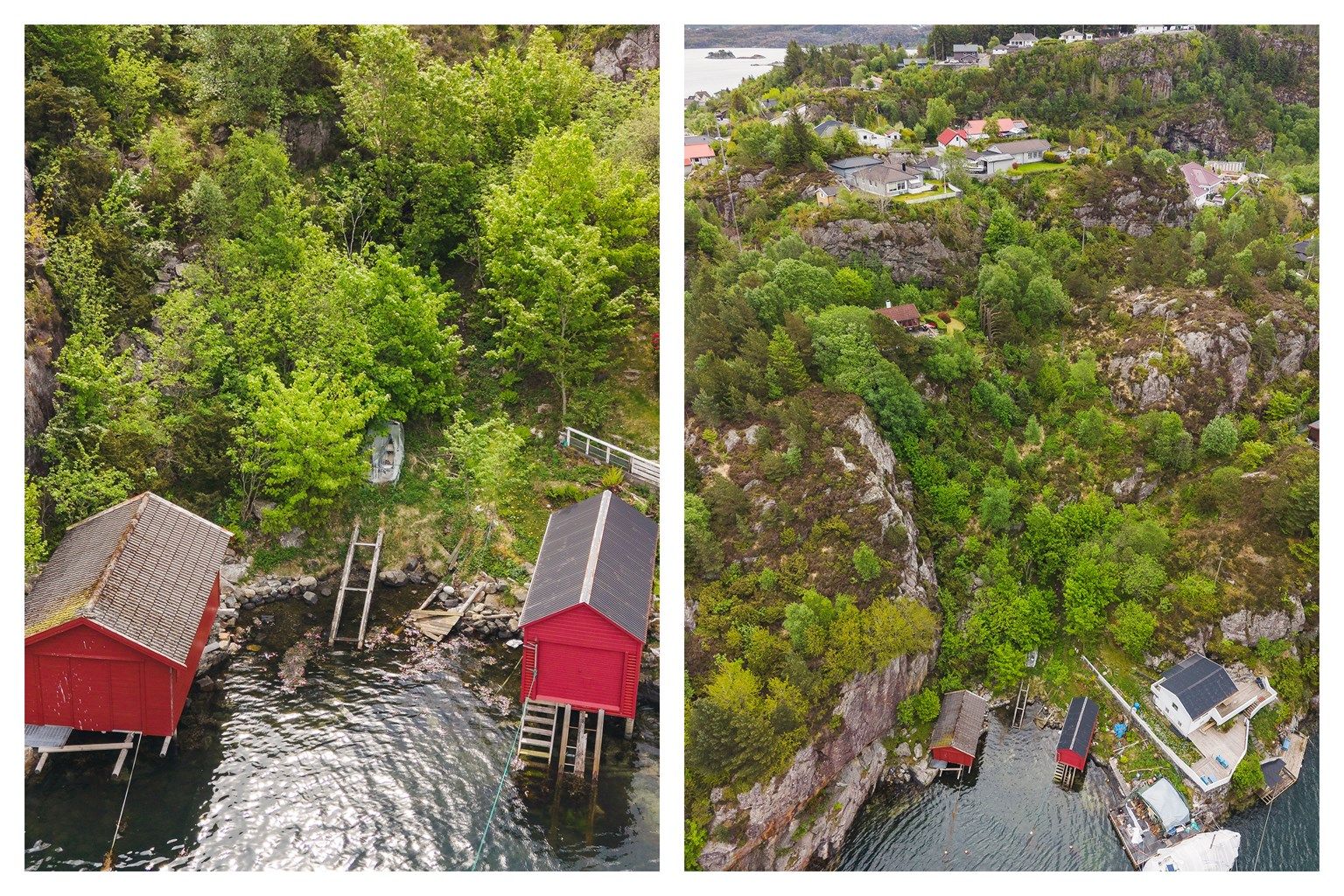 Med eiendommen følger rett til båtoppdrag, og en eldre motorbåt medfølger handelen.